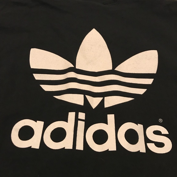 Vtg 80’s Adidas BIG Trefoil T shirt double sided - Picture 8 of 8